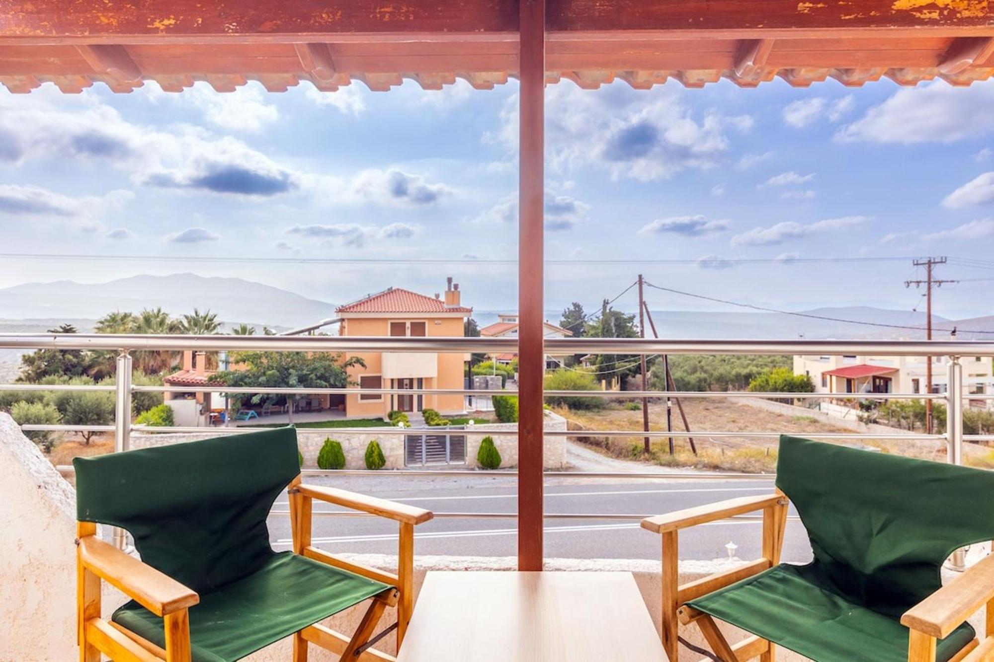 Amazing Villa Chrysanthi With Private Pool In Heraklion Epano Vathia Exterior photo