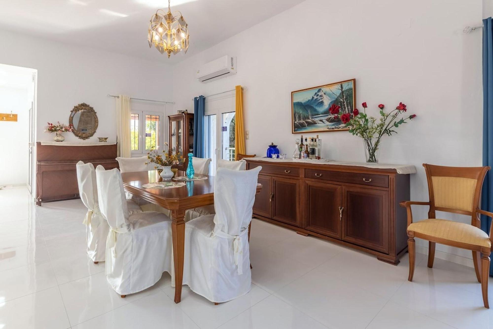 Amazing Villa Chrysanthi With Private Pool In Heraklion Epano Vathia Exterior photo