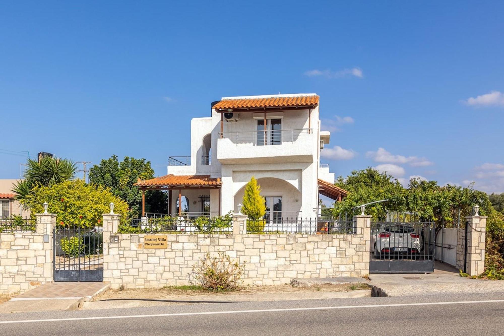 Amazing Villa Chrysanthi With Private Pool In Heraklion Epano Vathia Exterior photo